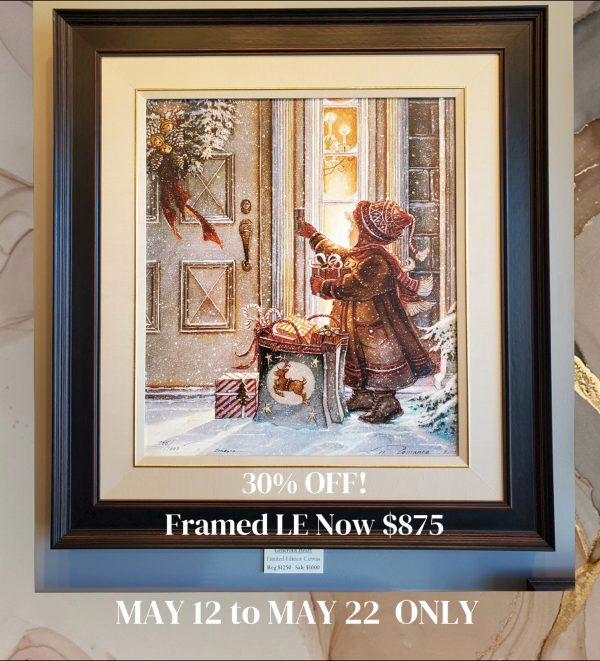 GENEROUS HEART, Framed LE Canvas - 30% OFF - May 12 to 22 ONLY